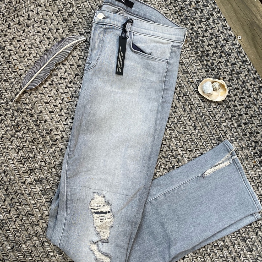 JBrand grey denim, straight leg, size 29